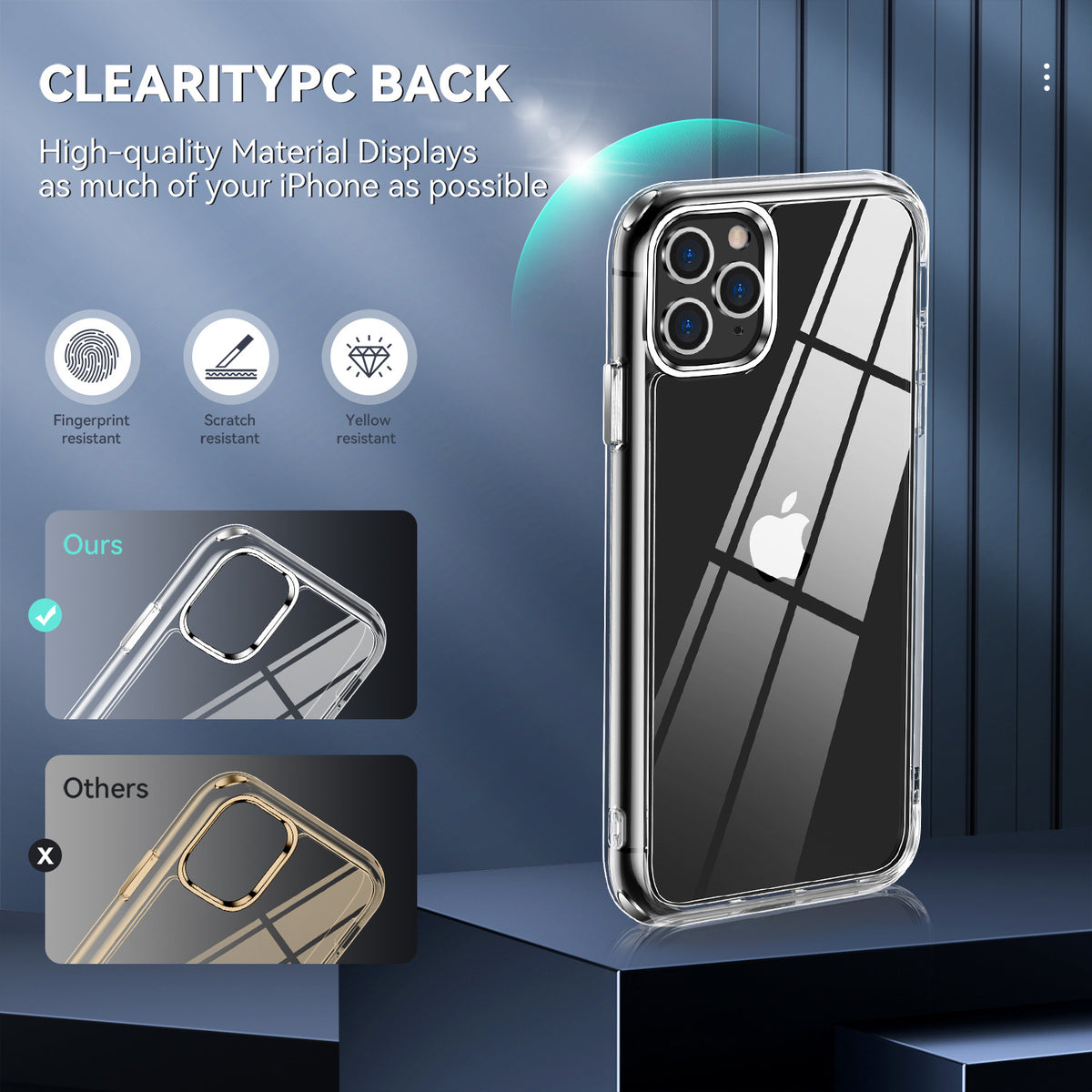 Slim Clear iPhone 11 Pro Max Case - NAVOR