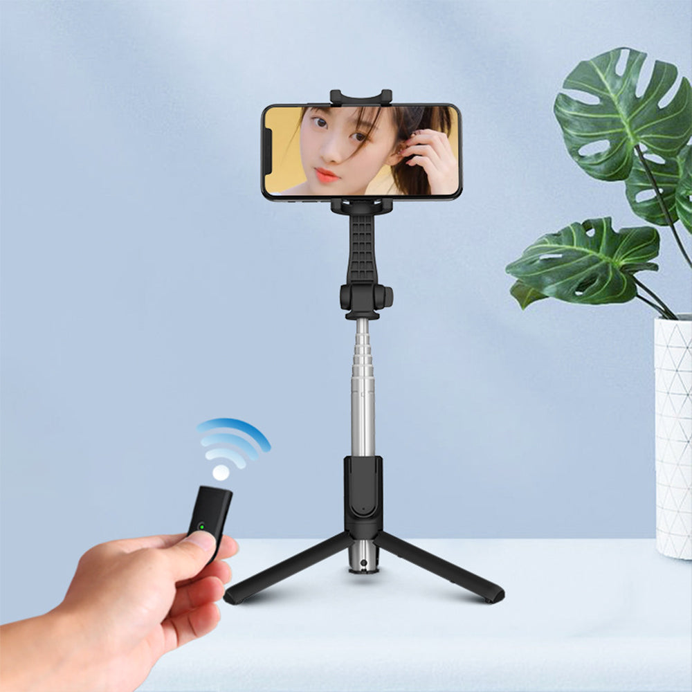 Selfie Stick Tripod, Mini Pocket Extendable Adjustable Monopod with Remote - NAVOR