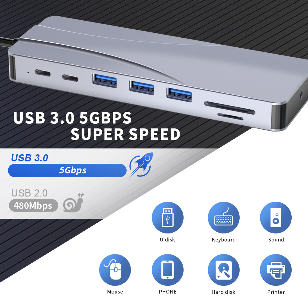 navor 14-IN-1 USB C Hub for MacBook, Thunderbolt 3/4, Samsung and More - NAVOR