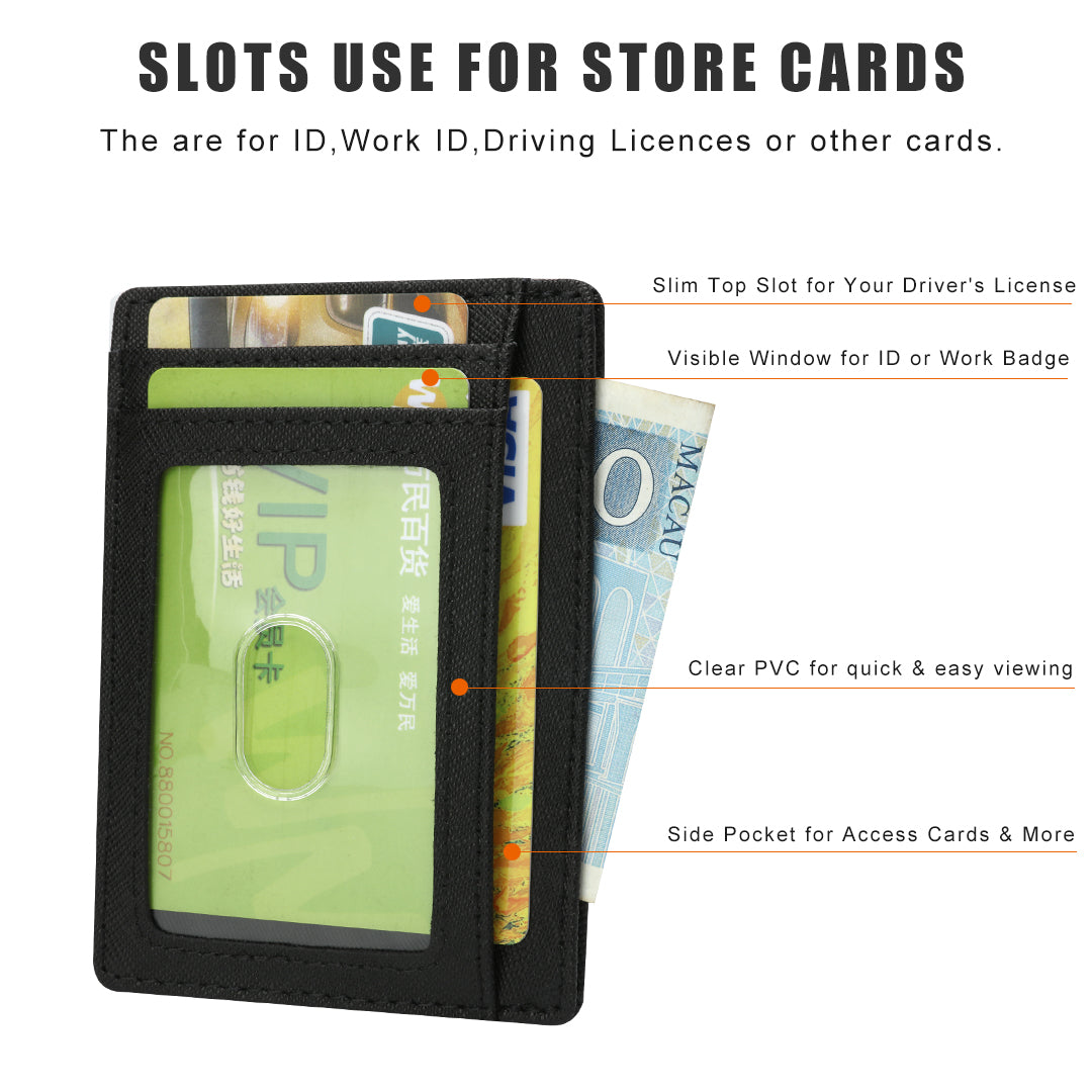 Slim Minimalist RFID Blocking Leather Wallet - NAVOR