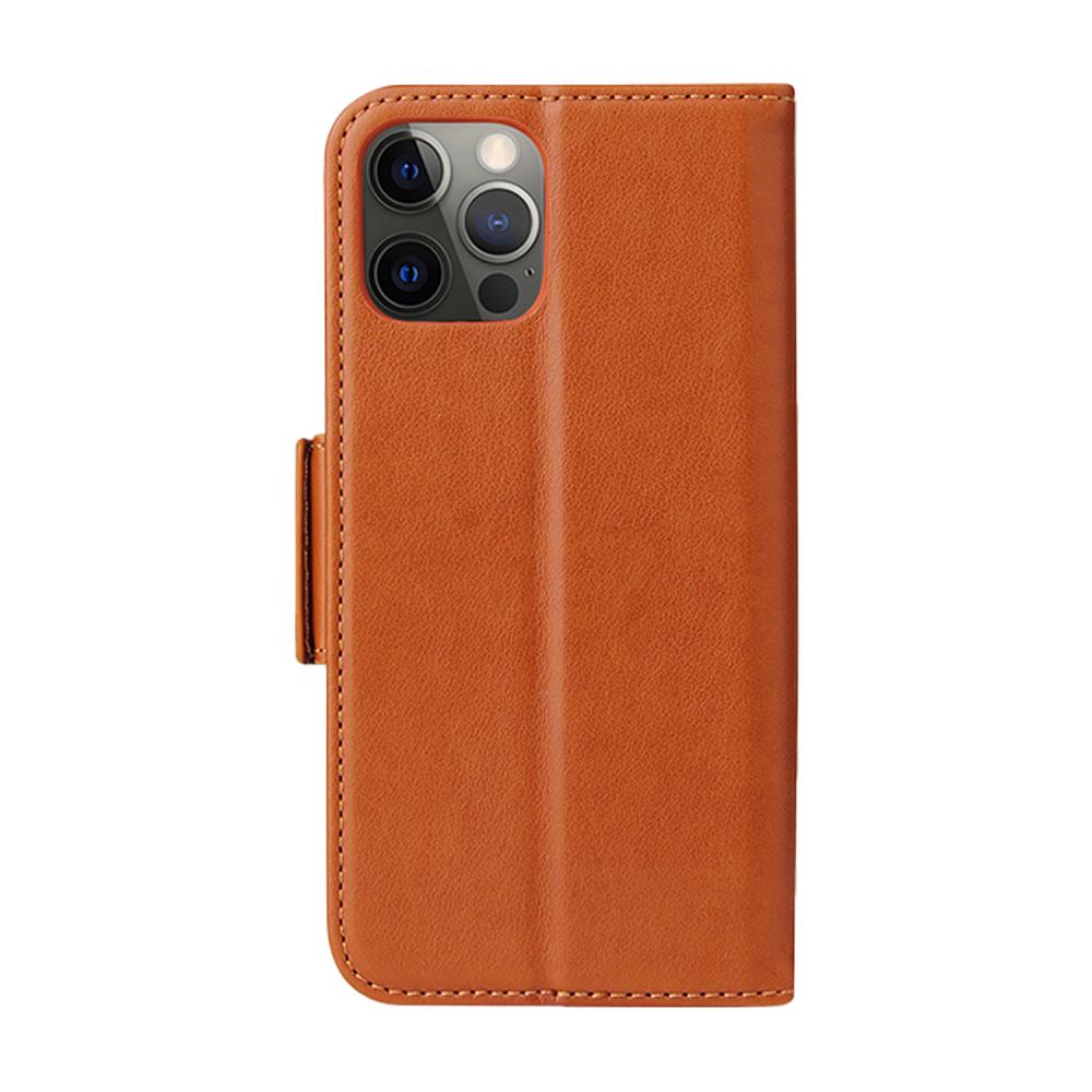 Navor Universal Car Mount & iPhone 12 / Pro PU Leather Wallet Case [Vajio Series] - NAVOR