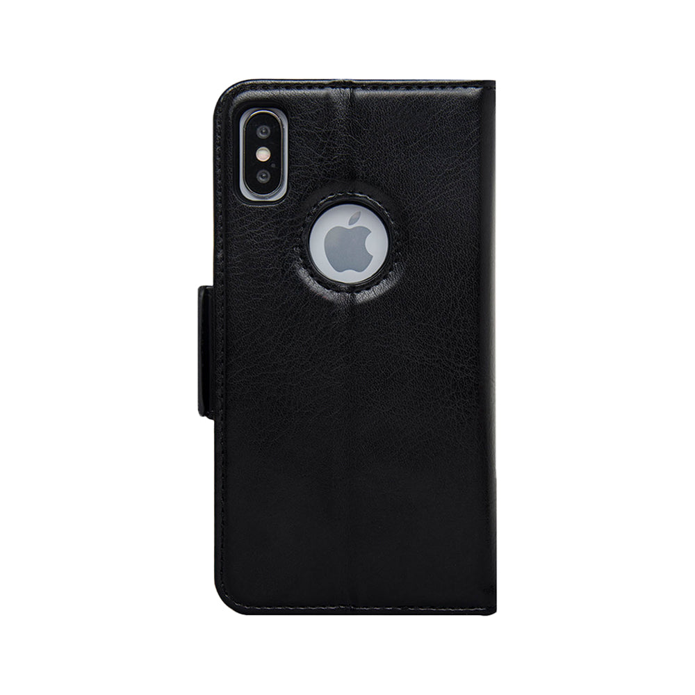 Vajio Series - iPhone X / XS Leather Wallet Case - NAVOR