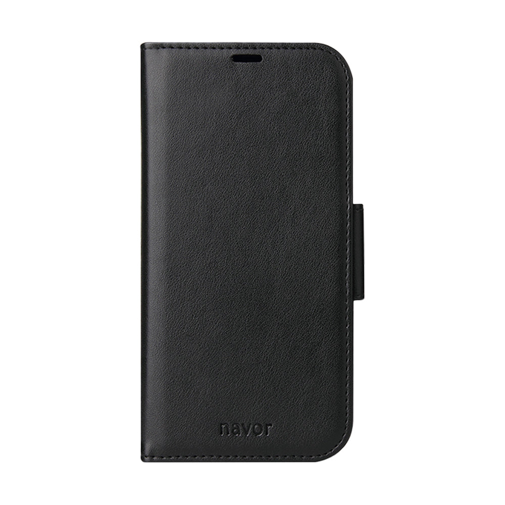 Vajio Series - iPhone 12 / Pro PU Leather Wallet Case - NAVOR