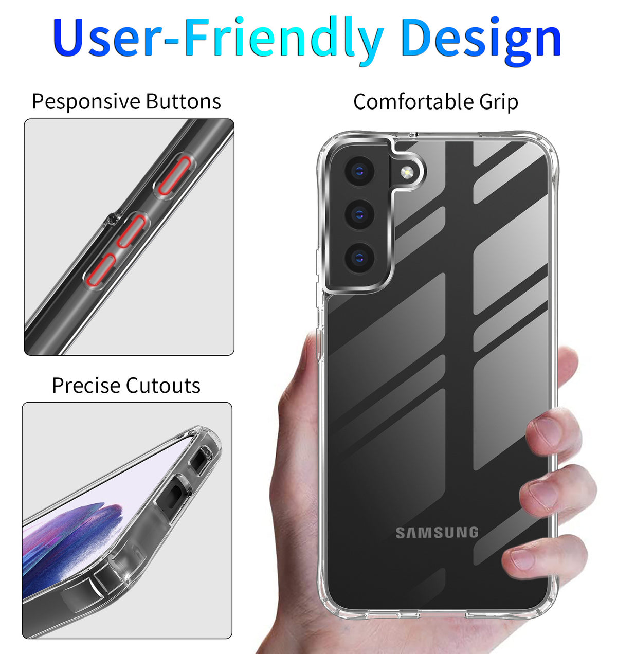 Slim Clear Samsung Galaxy S22 Case (2022) - NAVOR
