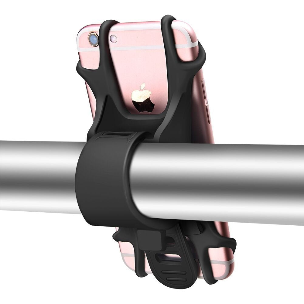 Navor Universal Silicon Bike Mount For iPhone 8, 8 Plus, 7, 7 Plus, Android and 4-6 Inch Devices - NAVOR
