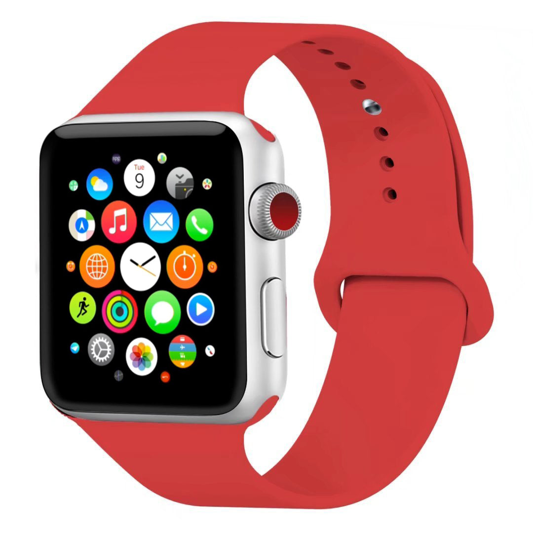 Navor Replacement Sport Soft Silicone Strap Band Compatible with Apple Watch 42mm [Series 1, 2, 3] - NAVOR