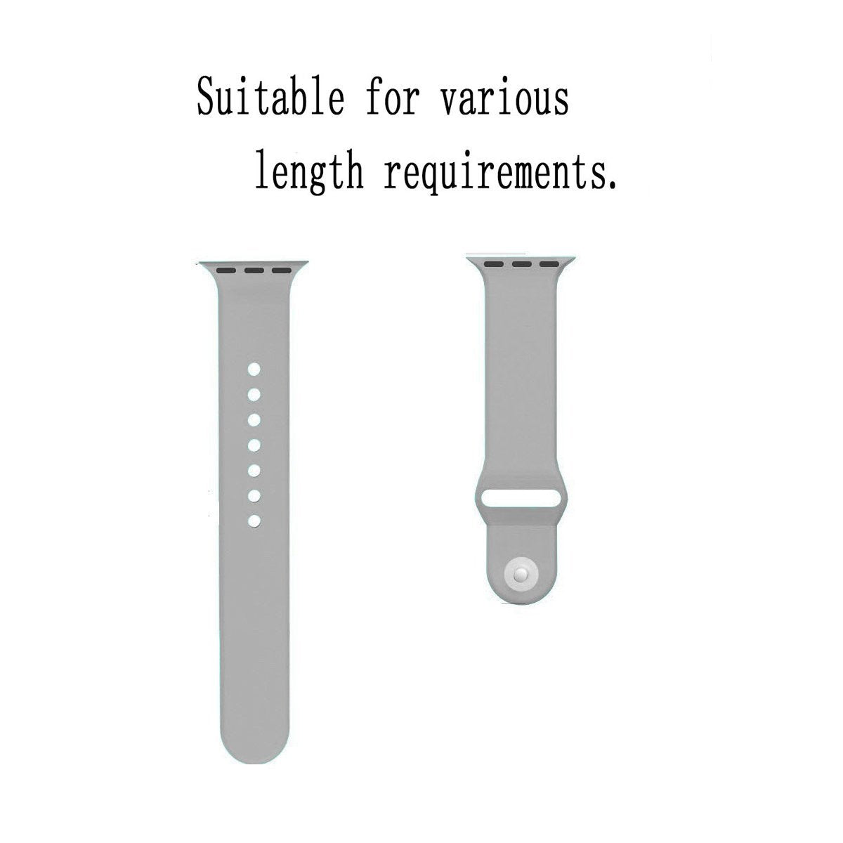 Navor Replacement Sport Soft Silicone Strap Band Compatible with Apple Watch 42mm [Series 1, 2, 3] - NAVOR