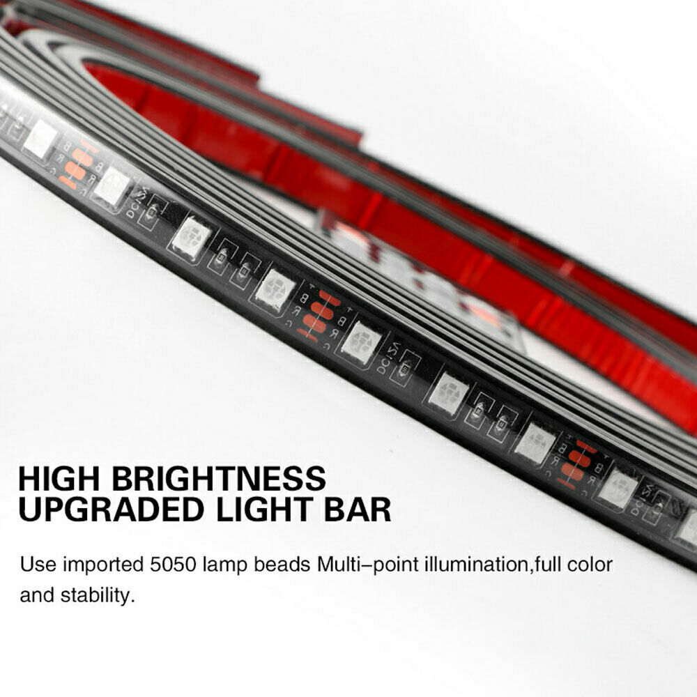 Car Under Glow Lights, Bluetooth App Control RGB Strip Lights - NAVOR