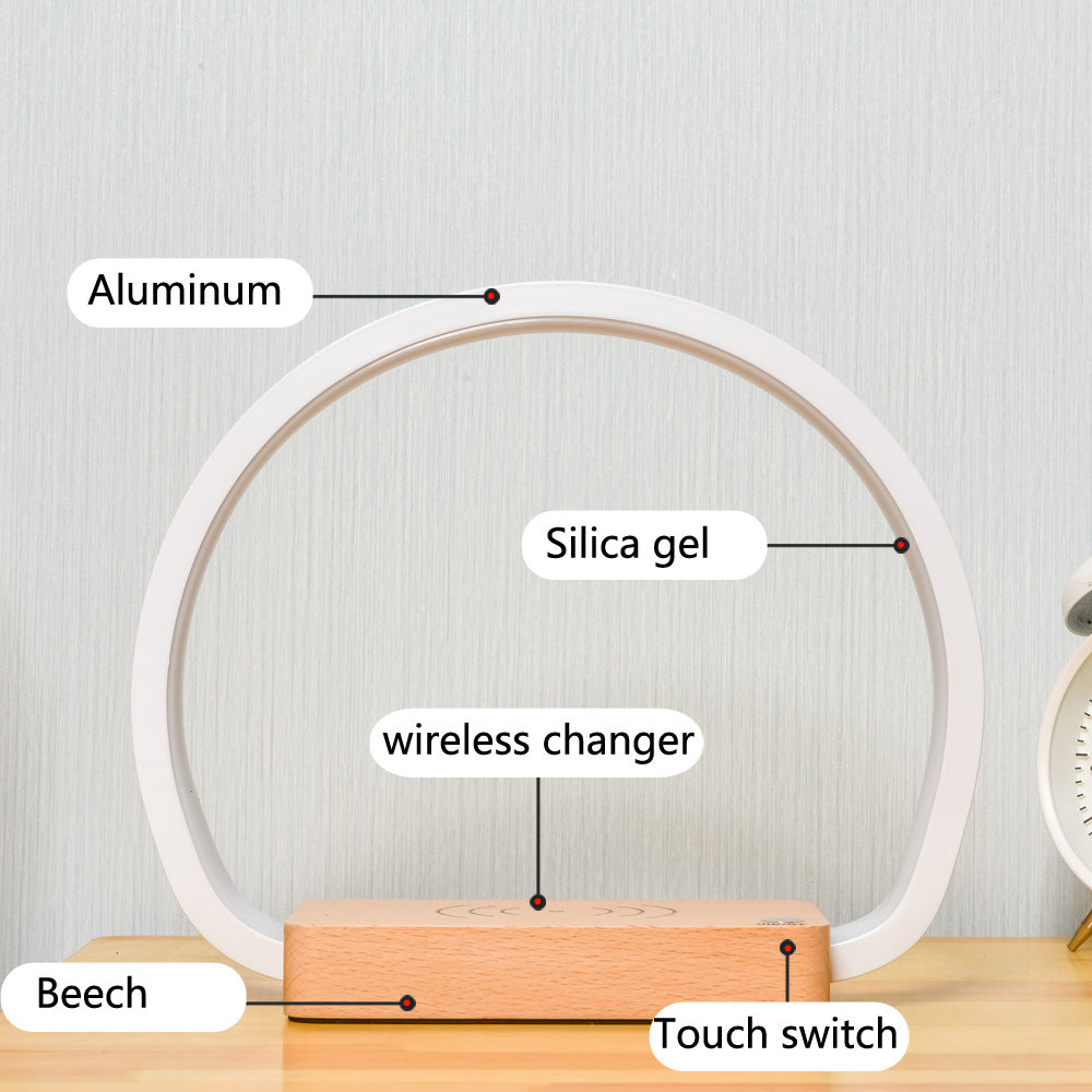 navor Bedside Lamp with Wireless Charger - NAVOR