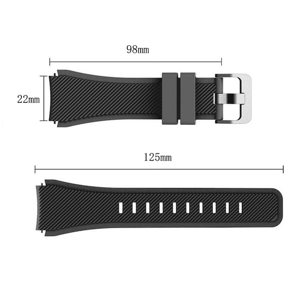 Samsung Galaxy Watch 3 45mm / Galaxy Watch 46mm Soft Silicon Replacement Band - NAVOR