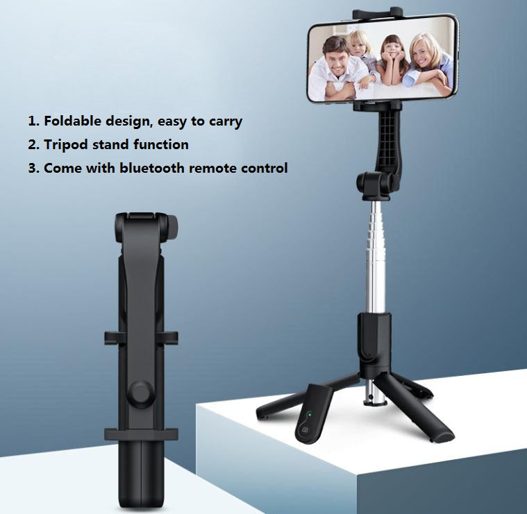 Selfie Stick Tripod, Mini Pocket Extendable Adjustable Monopod with Remote - NAVOR