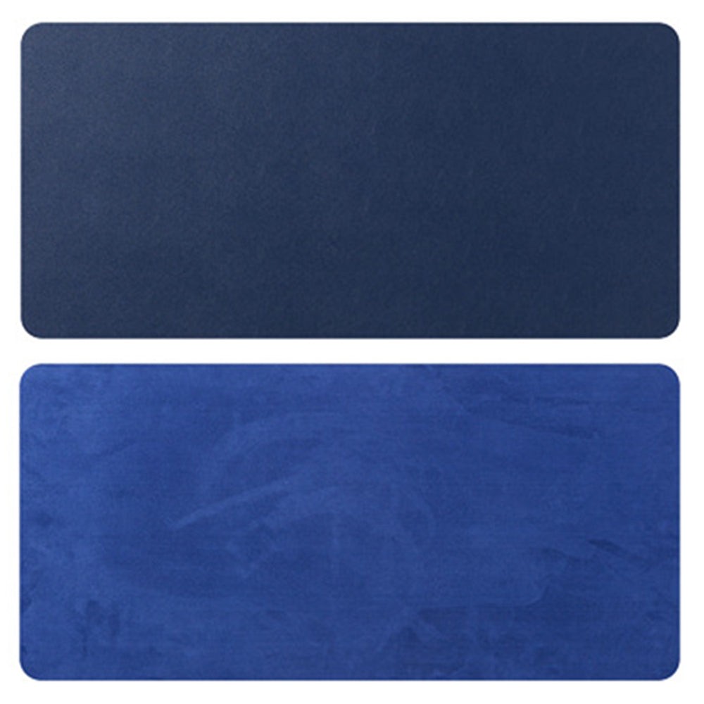 PU Leather 90 x 45 cm Desk Mat, Non-Slip Flat Extended Desk Mouse Mat for Office Home - NAVOR