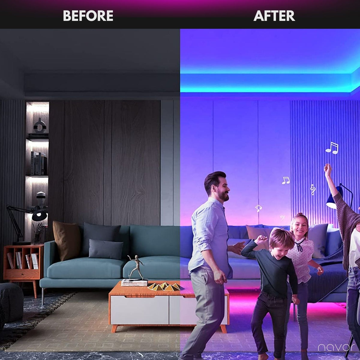 RGB LED Strip Light - NAVOR