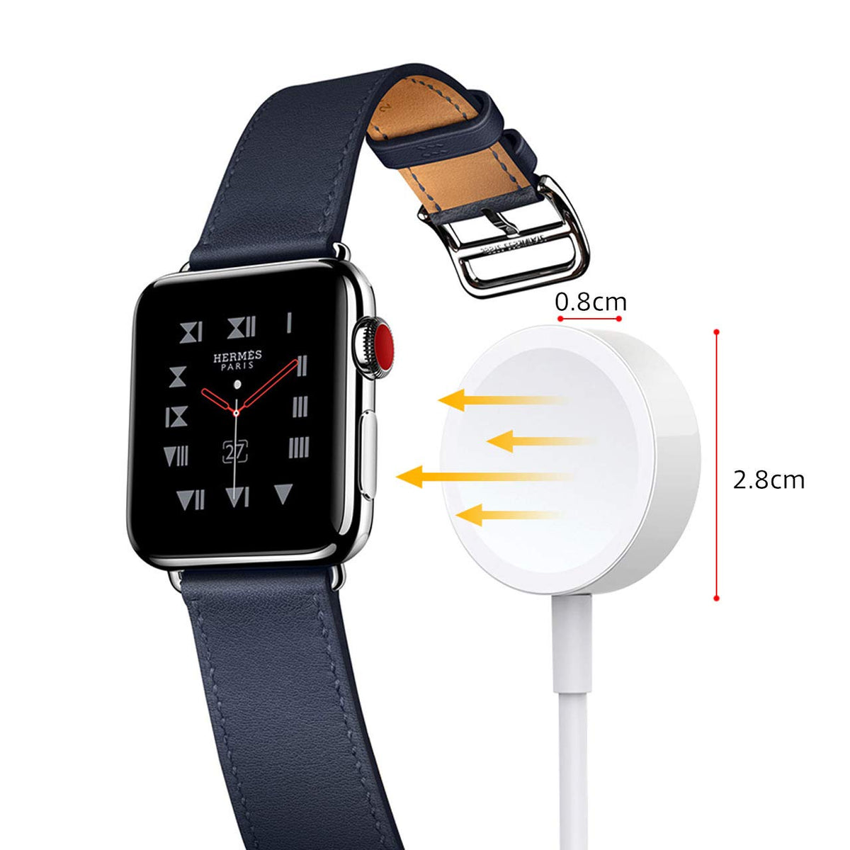 navor 3.3FT Lightning Charging Cable Cord for iWatch - NAVOR