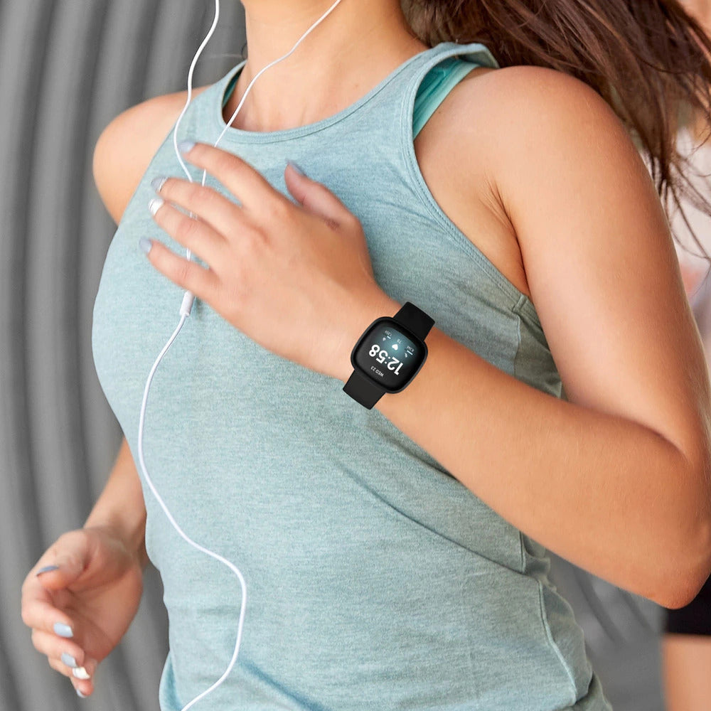 Fitbit Versa 3 / Fitbit Sense Soft TPU Sport Replacement Wristband - NAVOR