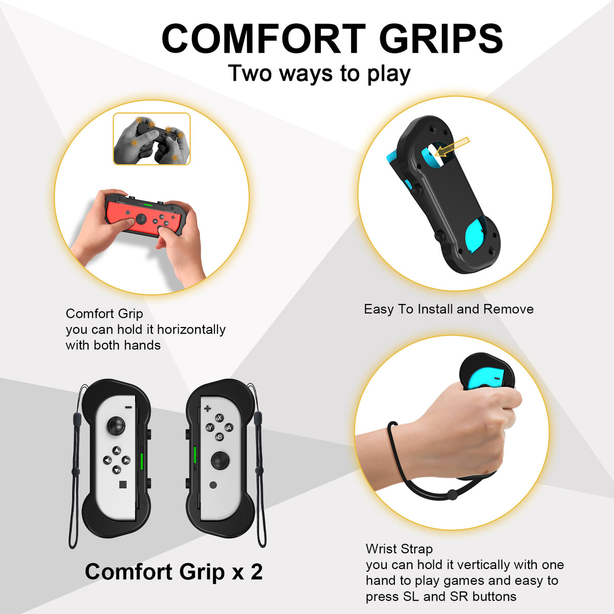 navor 12-in-1 Switch Sports Accessories Kit, Family Accessories Bundle