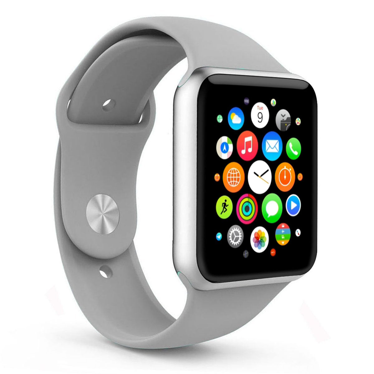 Navor Replacement Sport Soft Silicone Strap Band Compatible with Apple Watch 42mm [Series 1, 2, 3] - NAVOR