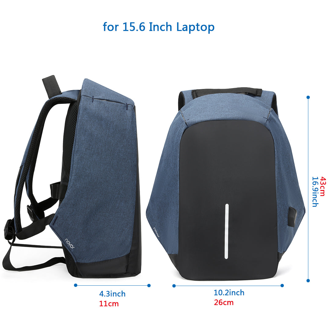 Anti Theft with USB Charging Port Business Laptop Backpack NAVOR