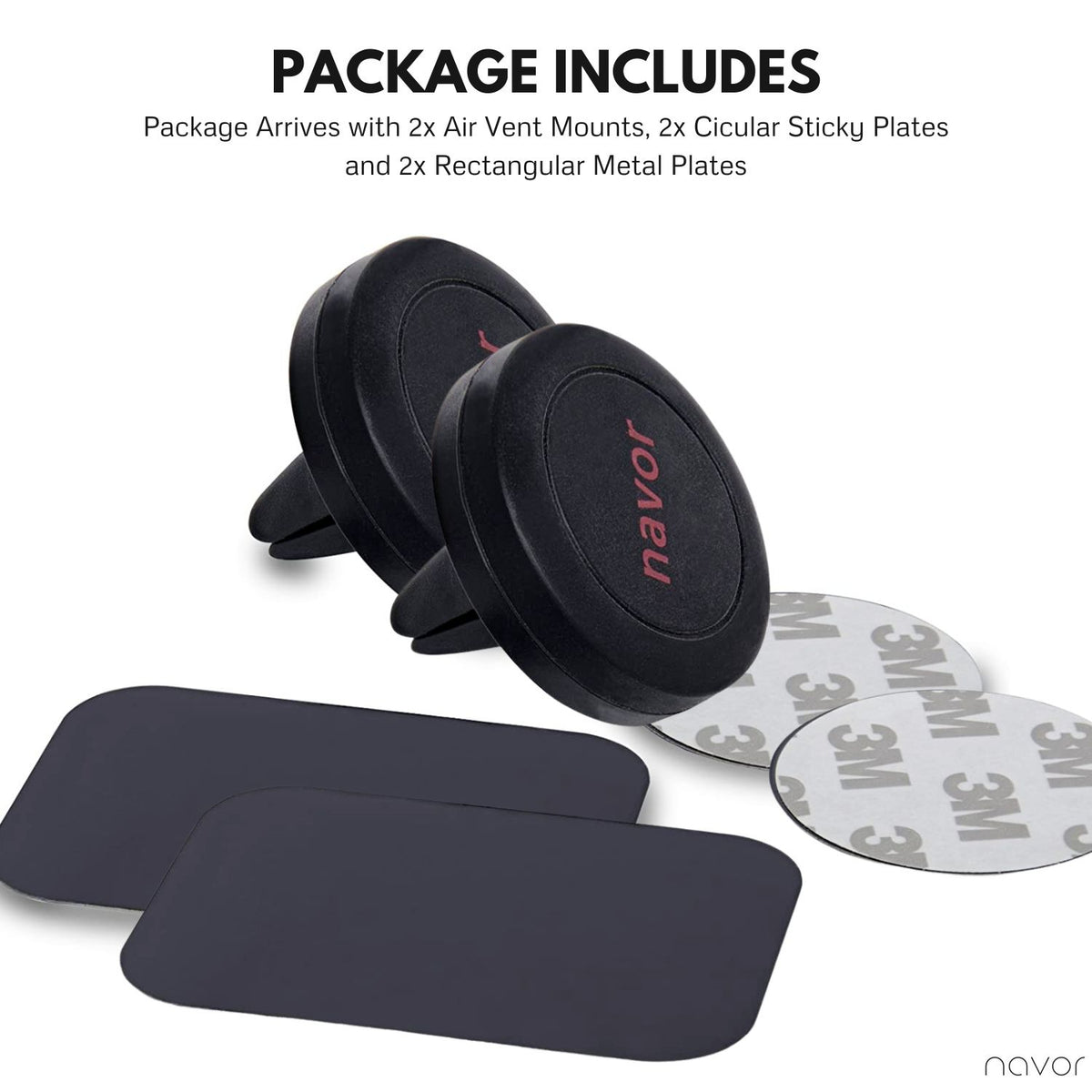 Universal Magnetic Car Mount - NAVOR