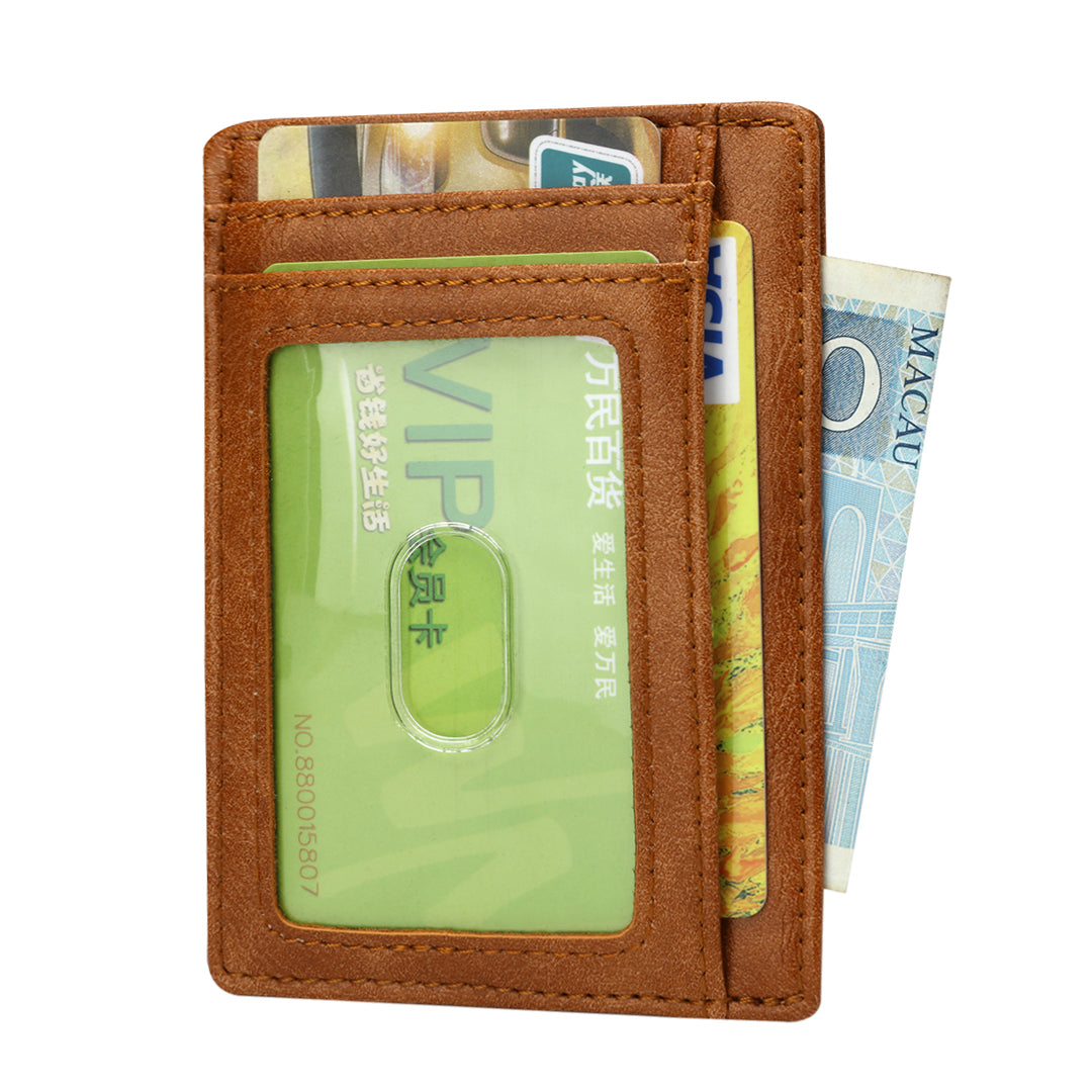 Slim Minimalist RFID Blocking Leather Wallet - NAVOR