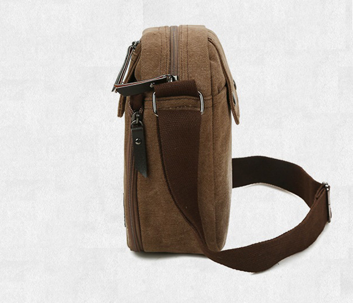 Men's Small Vintage Multipurpose Canvas Shoulder/ Messenger Bag - NAVOR