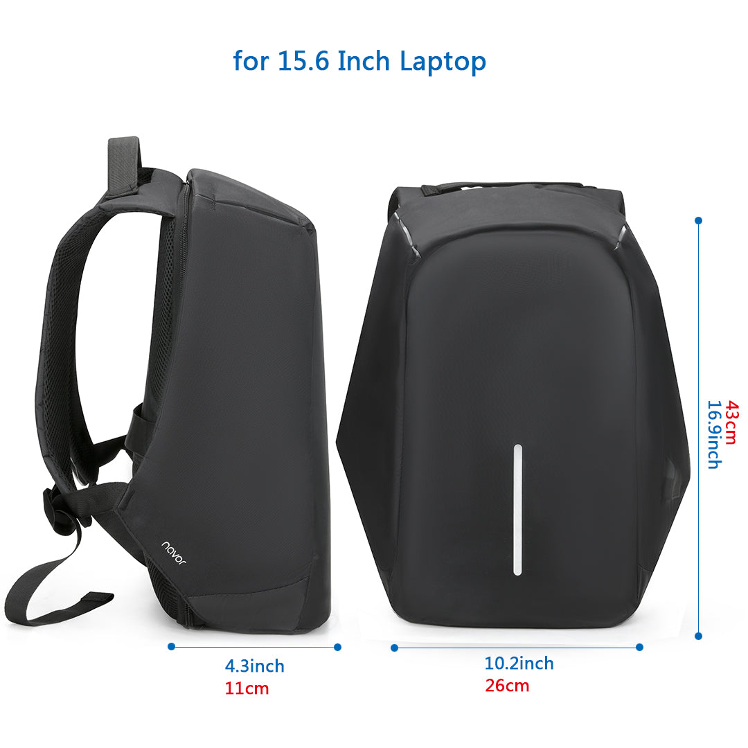 Anti Theft with USB Charging Port Business Laptop Backpack NAVOR