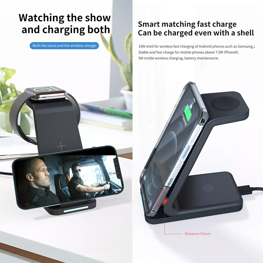 navor 3-in-1 Wireless Charging Station - NAVOR