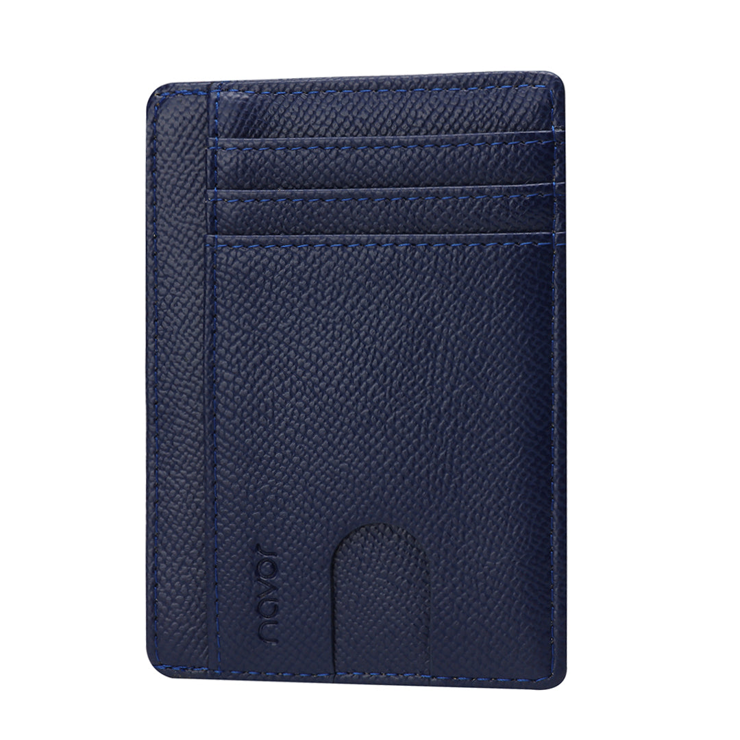 Slim Minimalist RFID Blocking Leather Wallet - NAVOR