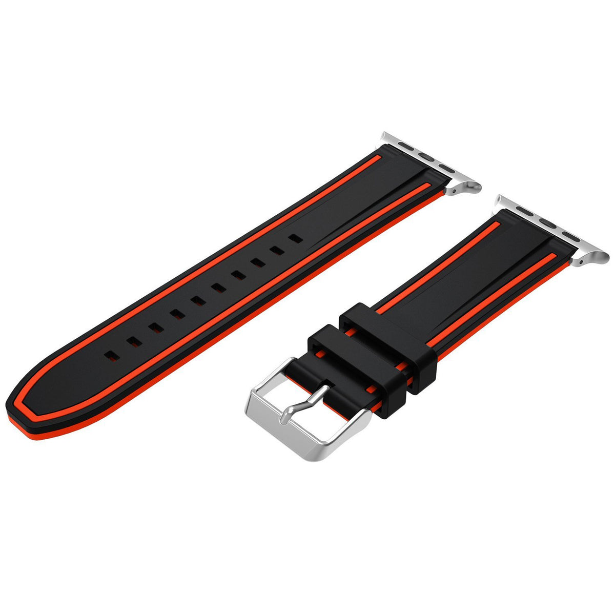 Navor Replacement Sport Soft Silicone Band Strap Compatible with Apple Watch 42mm [Series 1, 2, 3] - NAVOR