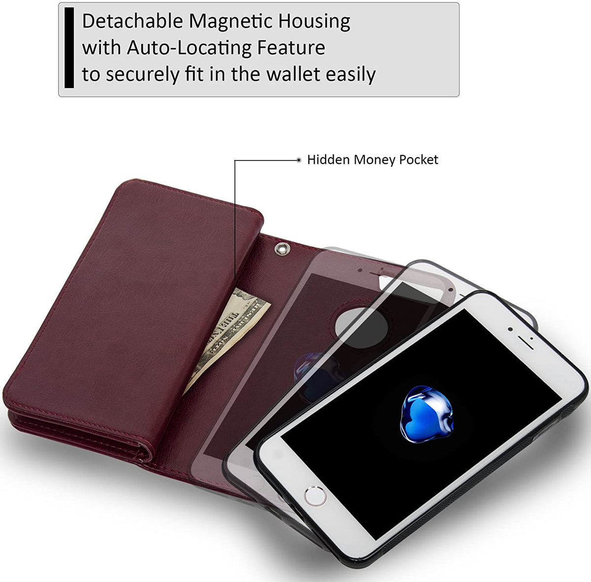 Joot Series - Leather Wallet Case - NAVOR