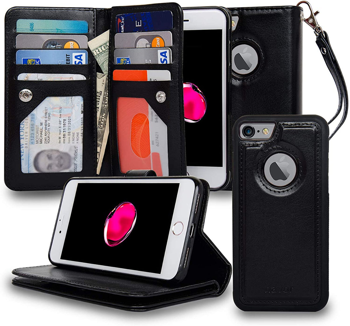 Joot Series - Leather Wallet Case - NAVOR
