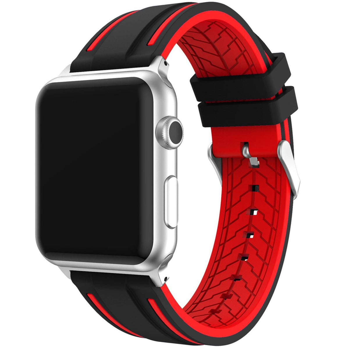 Navor Replacement Sport Soft Silicone Band Strap Compatible with Apple Watch 42mm [Series 1, 2, 3] - NAVOR