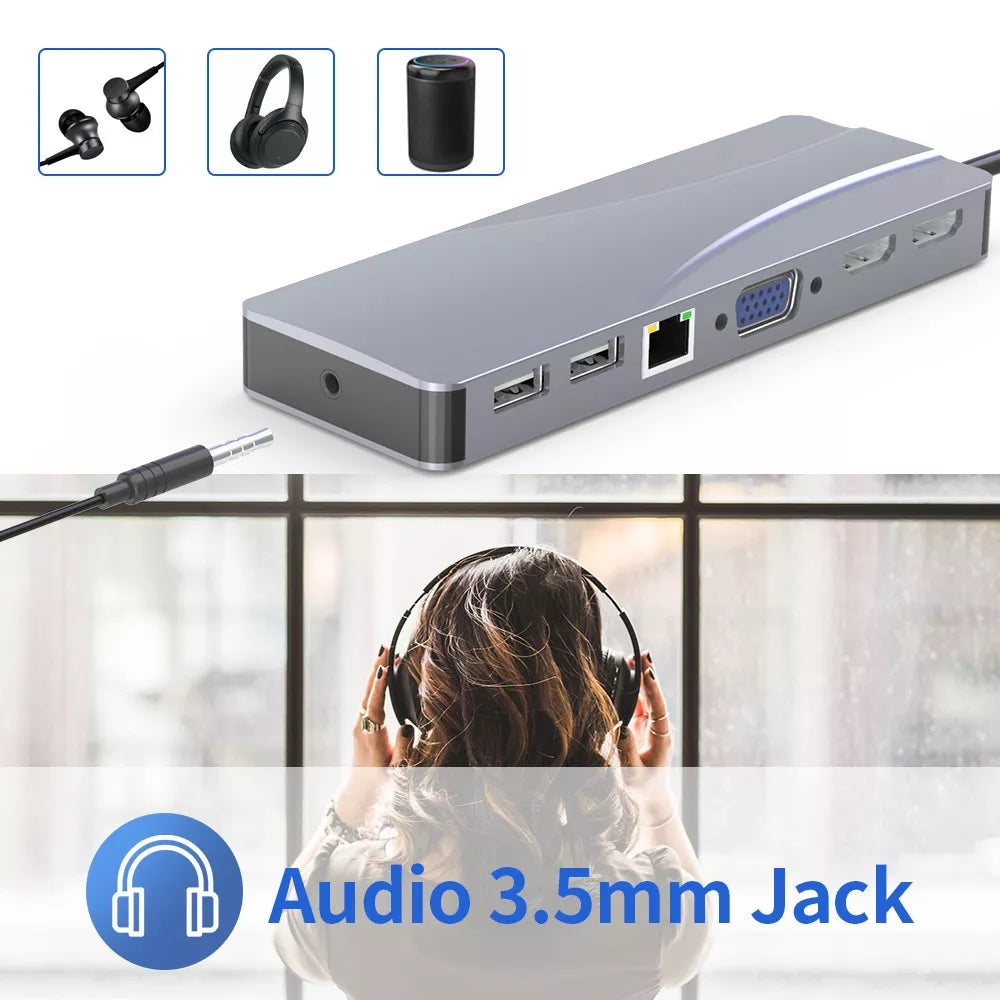navor 14-IN-1 USB C Hub for MacBook, Thunderbolt 3/4, Samsung and More - NAVOR