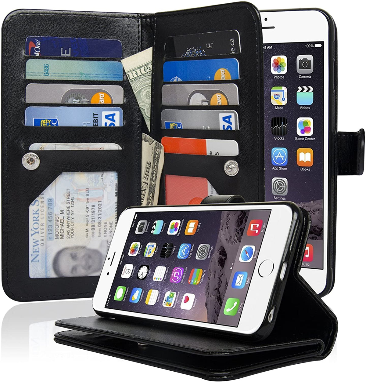 Joot Series - Leather Wallet Case - NAVOR