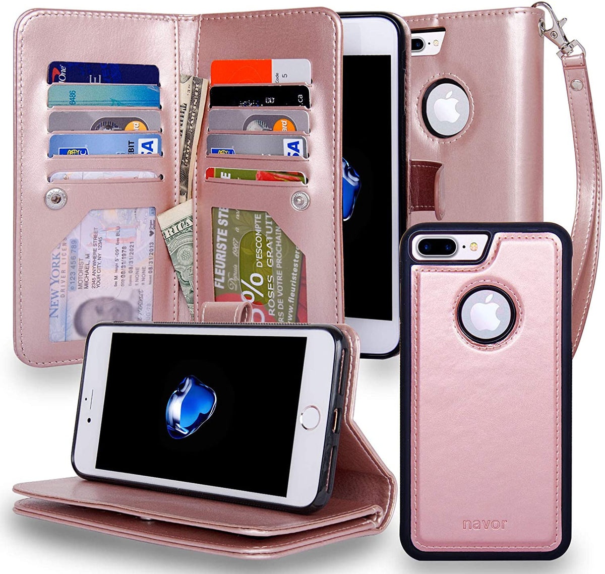 Joot Series - Leather Wallet Case - NAVOR