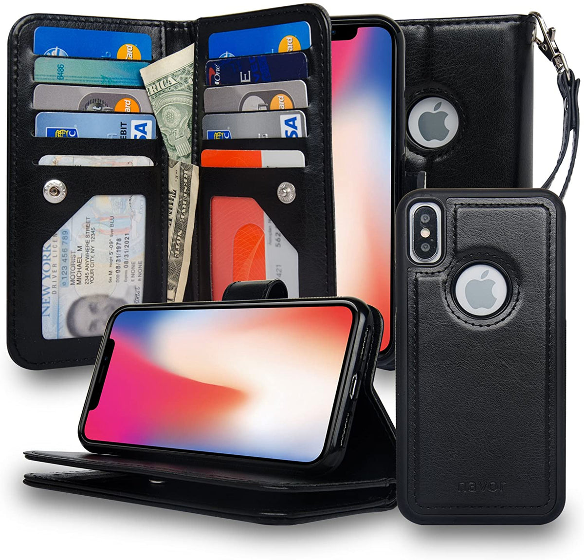 Joot Series - Leather Wallet Case - NAVOR