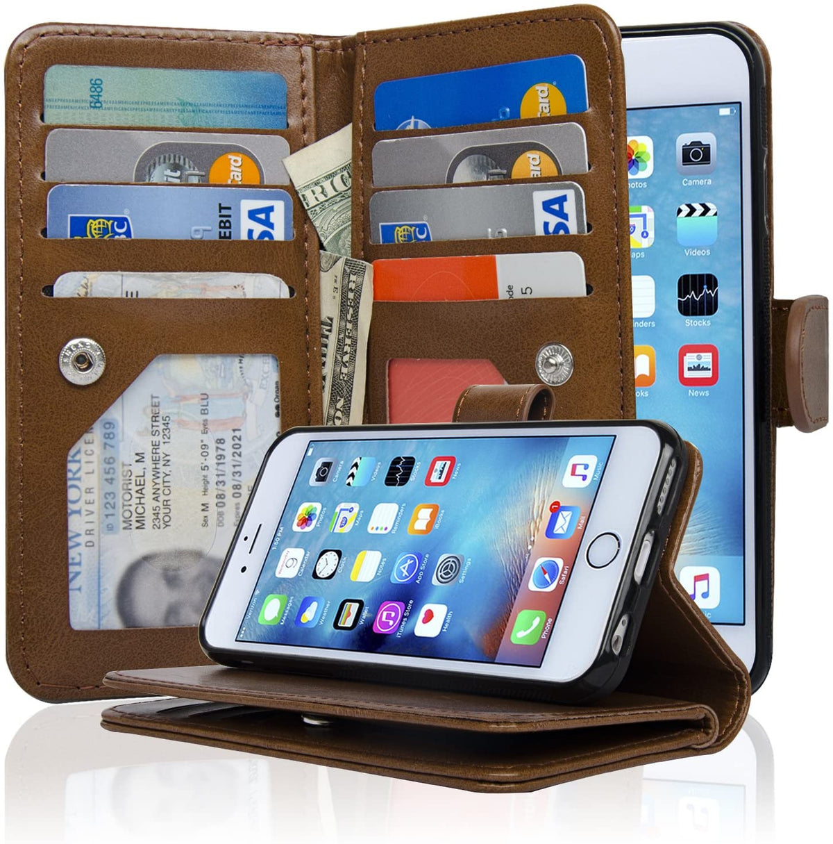 Joot Series - Leather Wallet Case - NAVOR