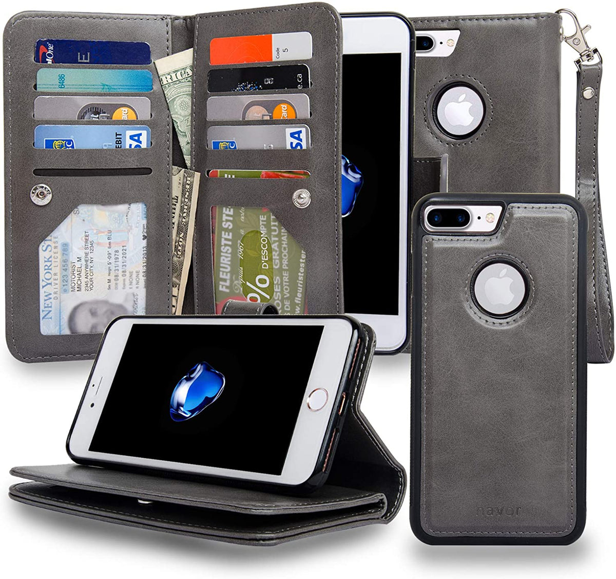 Joot Series - Leather Wallet Case - NAVOR