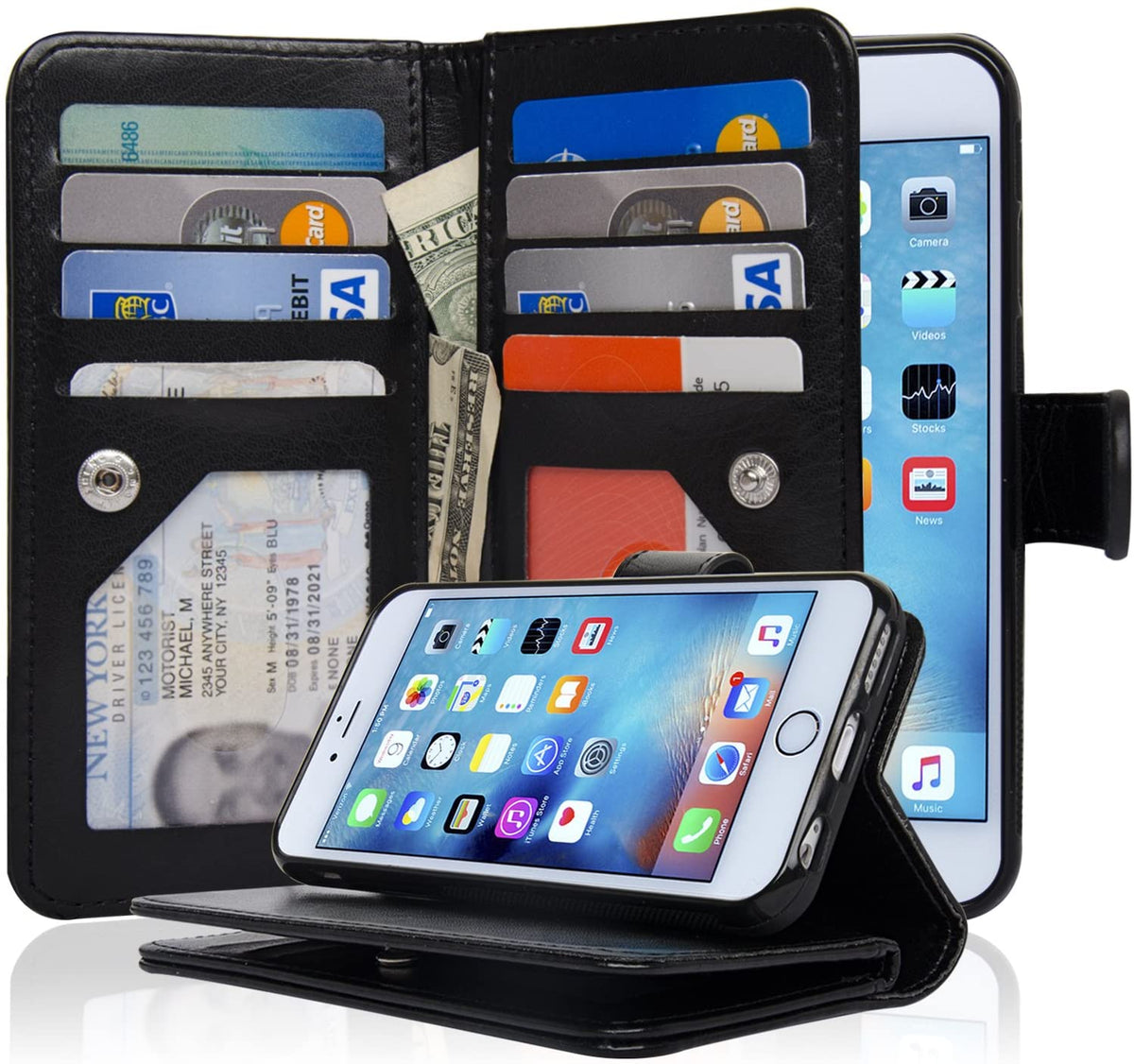Joot Series - Leather Wallet Case - NAVOR
