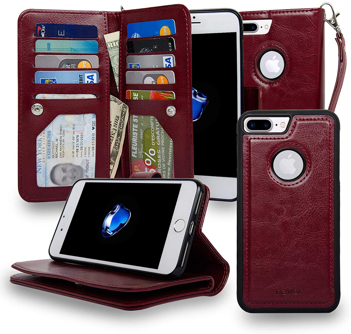 Joot Series - Leather Wallet Case - NAVOR