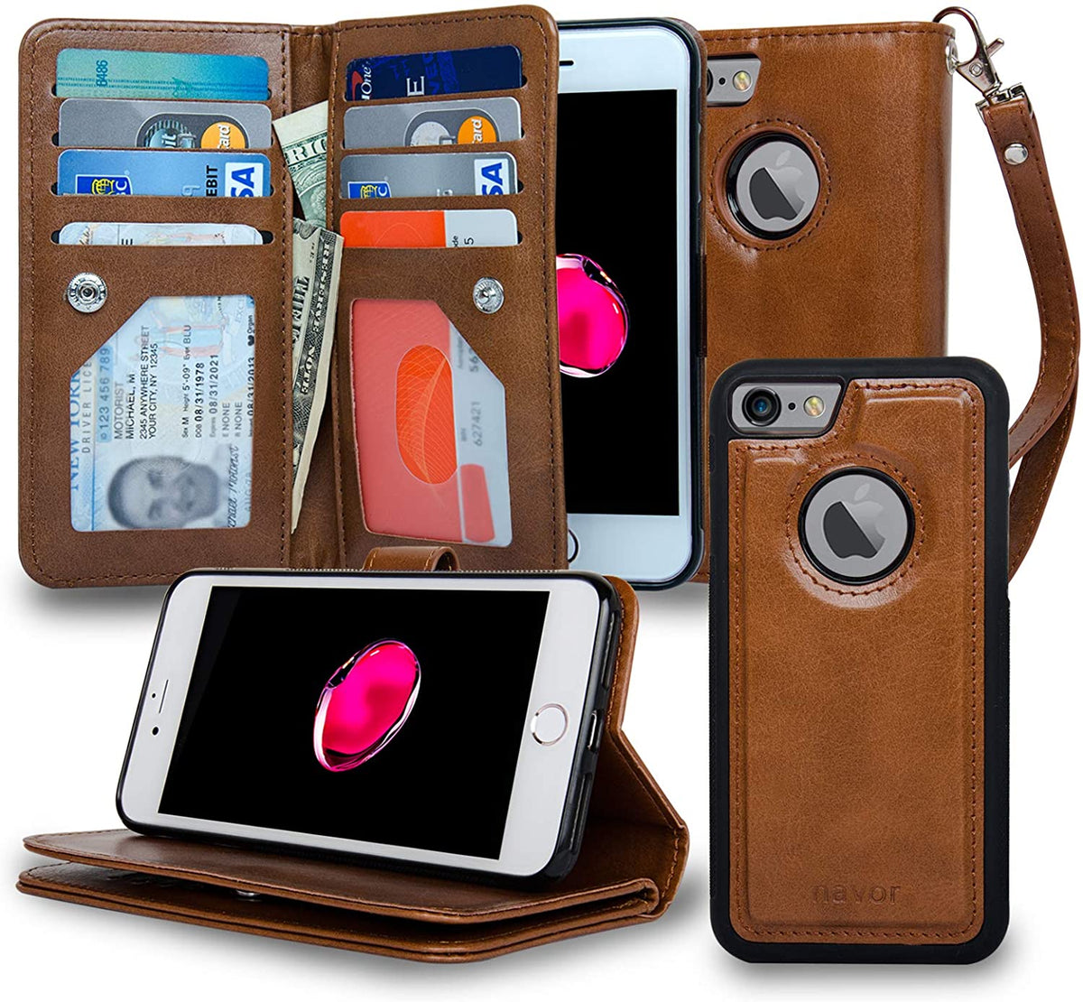 Joot Series - Leather Wallet Case - NAVOR