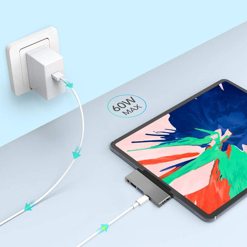 navor 5-in-1 USB C Hub for iPad Pro 11" and 12.9" - NAVOR