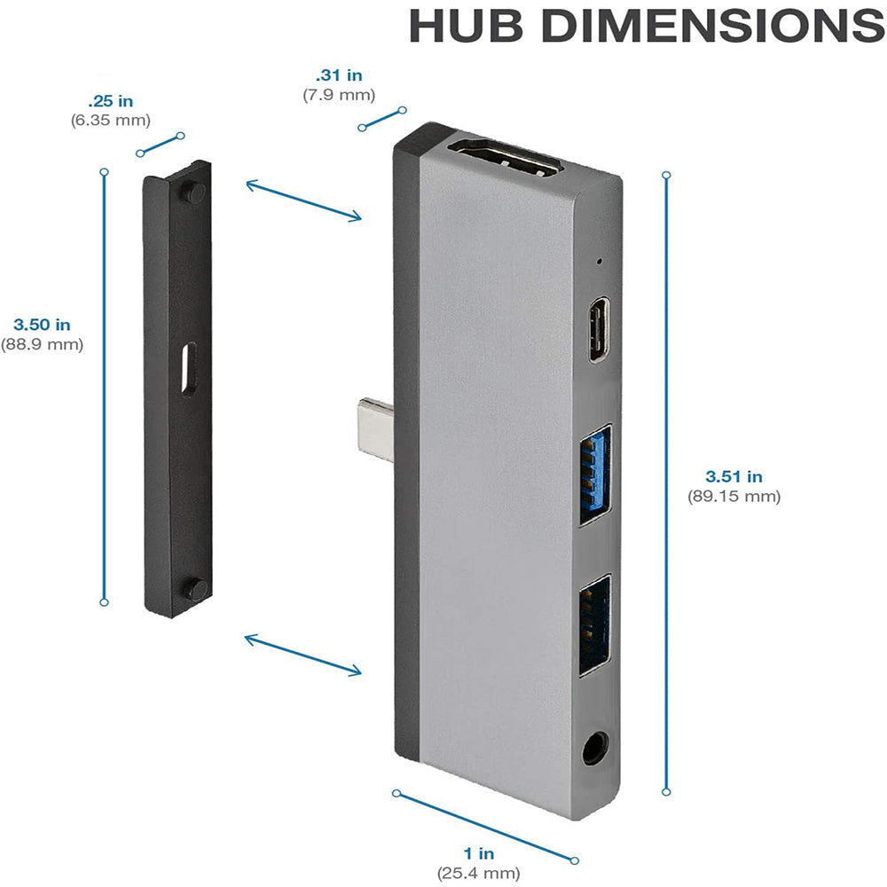 navor 5-in-1 USB C Hub for iPad Pro 11" and 12.9" - NAVOR