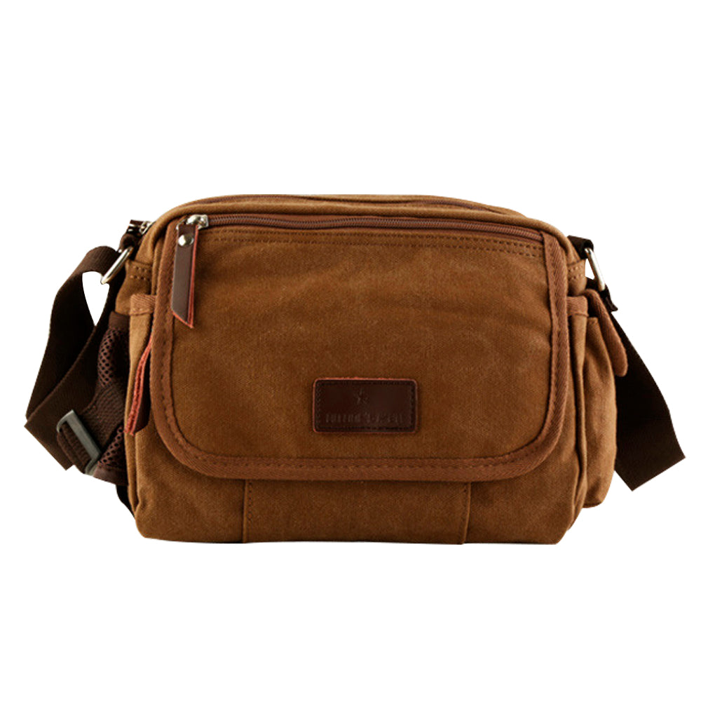 Men's Small Vintage Multipurpose Messenger Bag - NAVOR