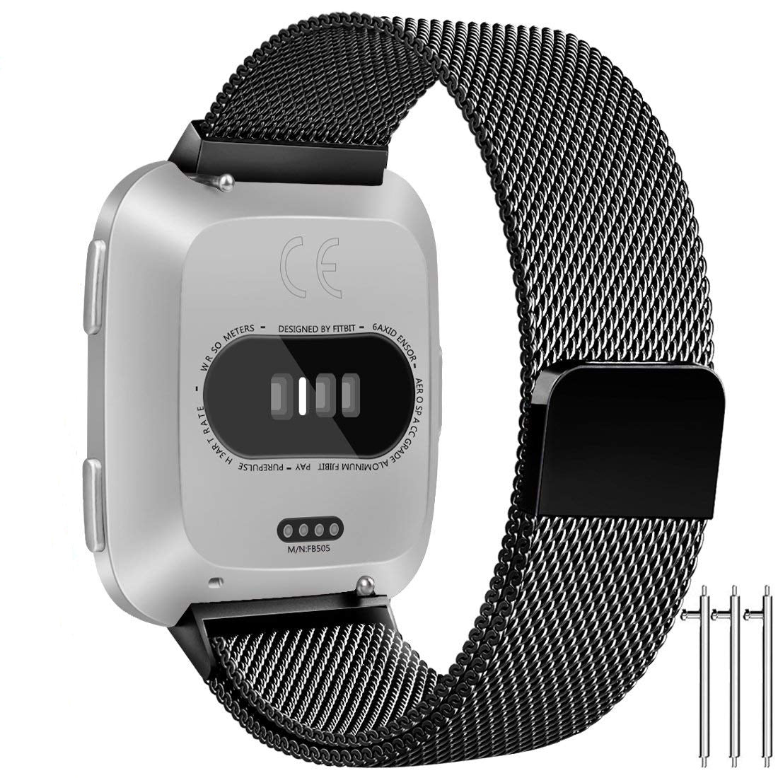 Steel Fitbit Band for Versa 2 / Versa Lite - NAVOR
