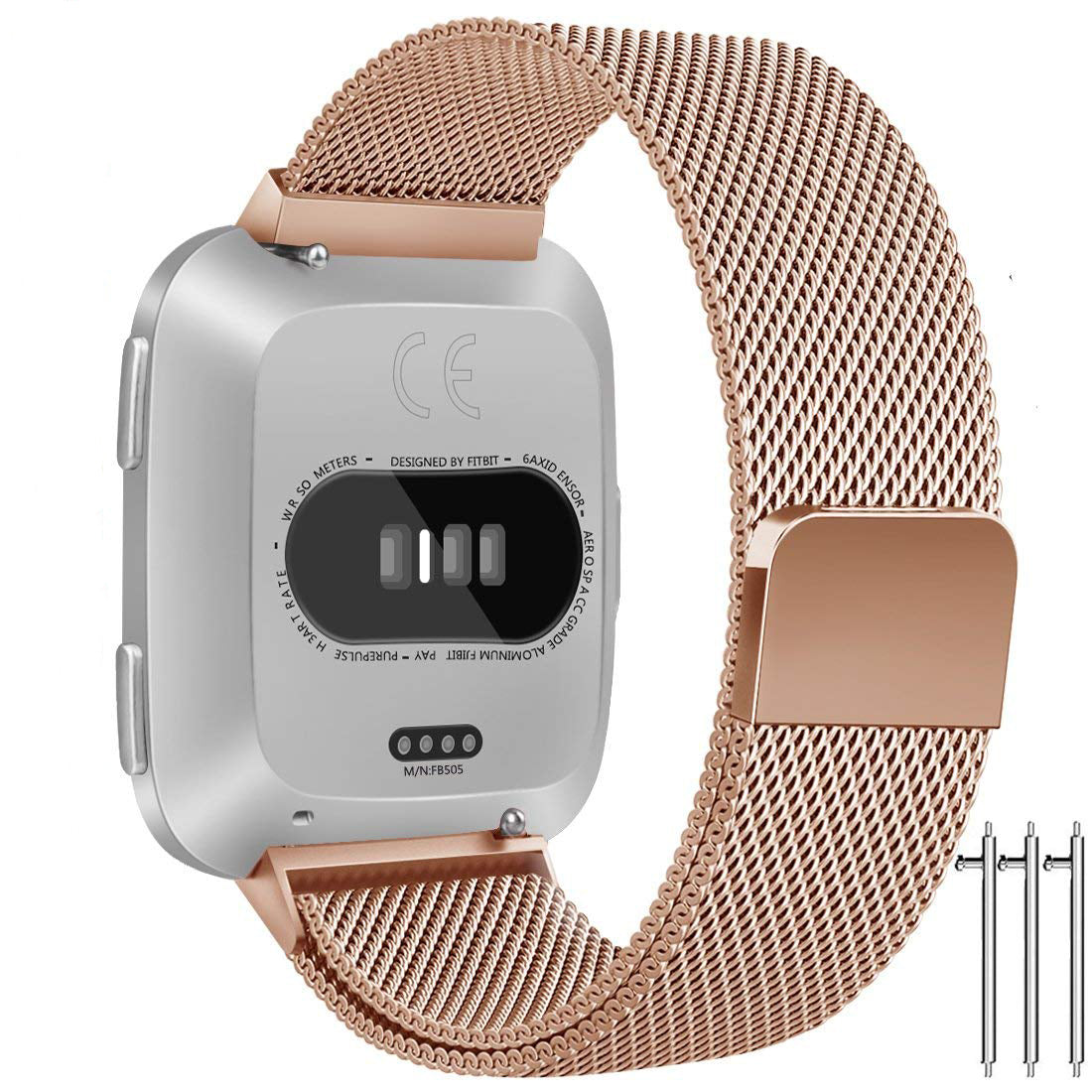 Steel Fitbit Band for Versa 2 / Versa Lite - NAVOR