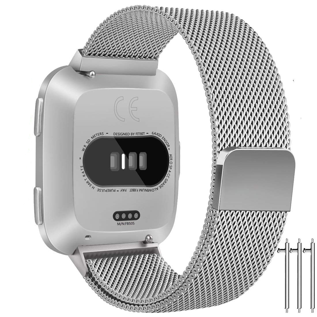Steel Fitbit Band for Versa 2 / Versa Lite - NAVOR
