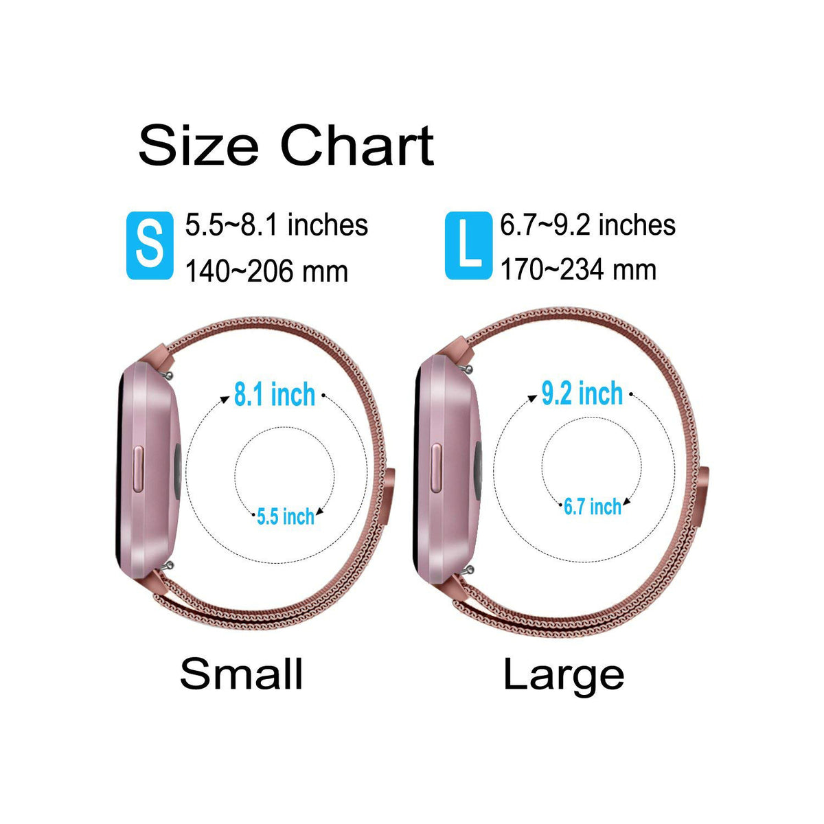 Steel Fitbit Band for Versa 2 / Versa Lite - NAVOR