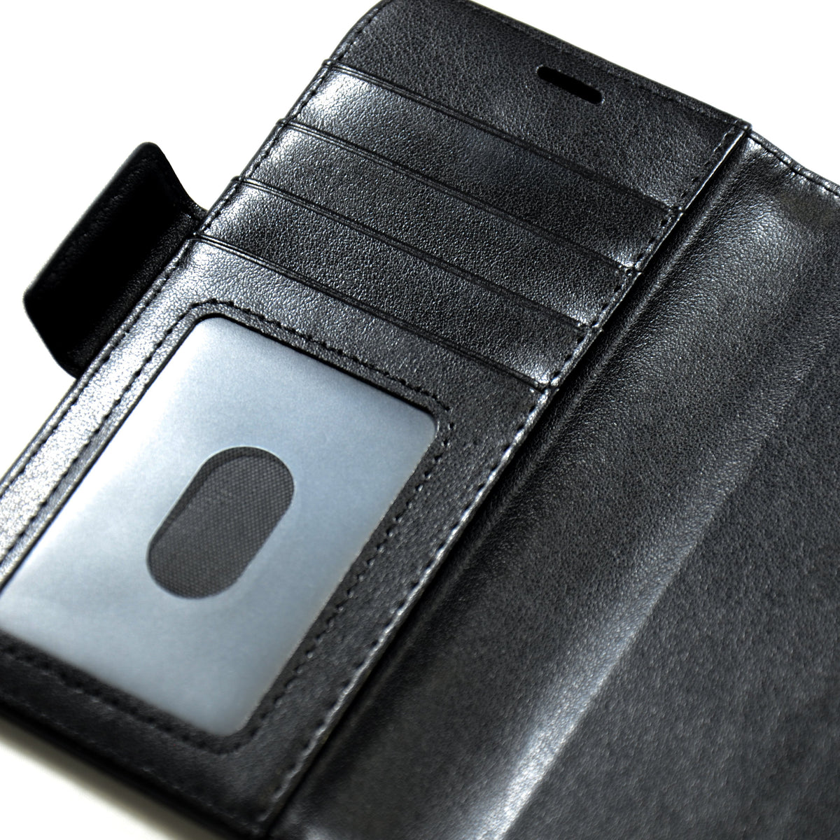 Navor Universal Car Mount & iPhone 12 / Pro PU Leather Wallet Case [Vajio Series] - NAVOR