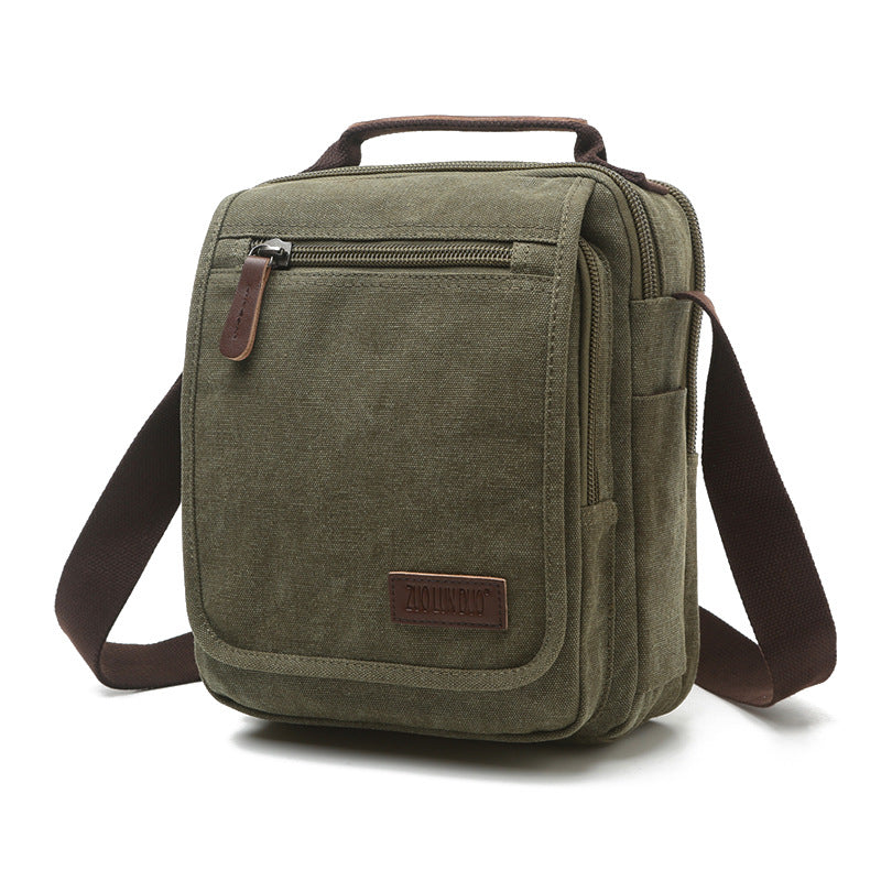 navor Men's Small Vintage Multipurpose Canvas Shoulder/ Messenger Bag - NAVOR